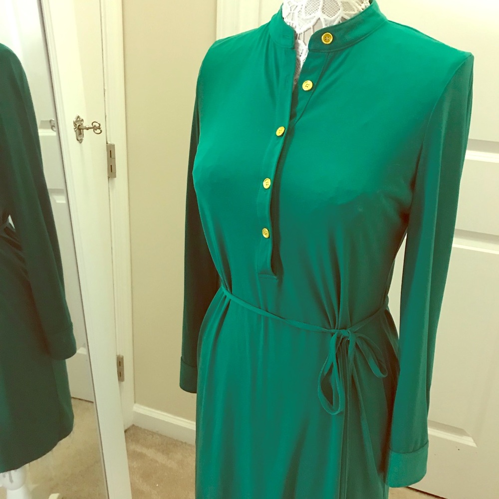 Half Button Sheath Dress